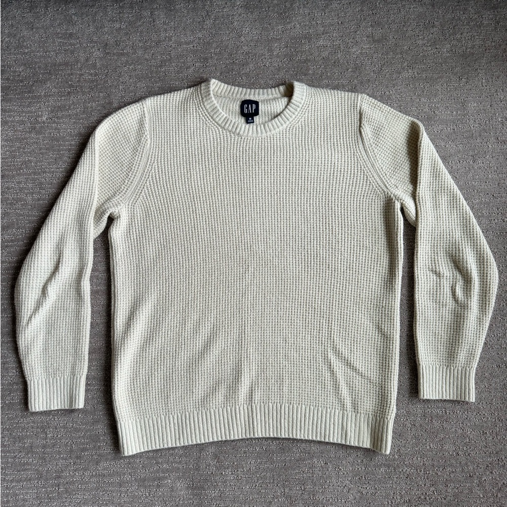 Gap Waffle Knit Sweater - Medium